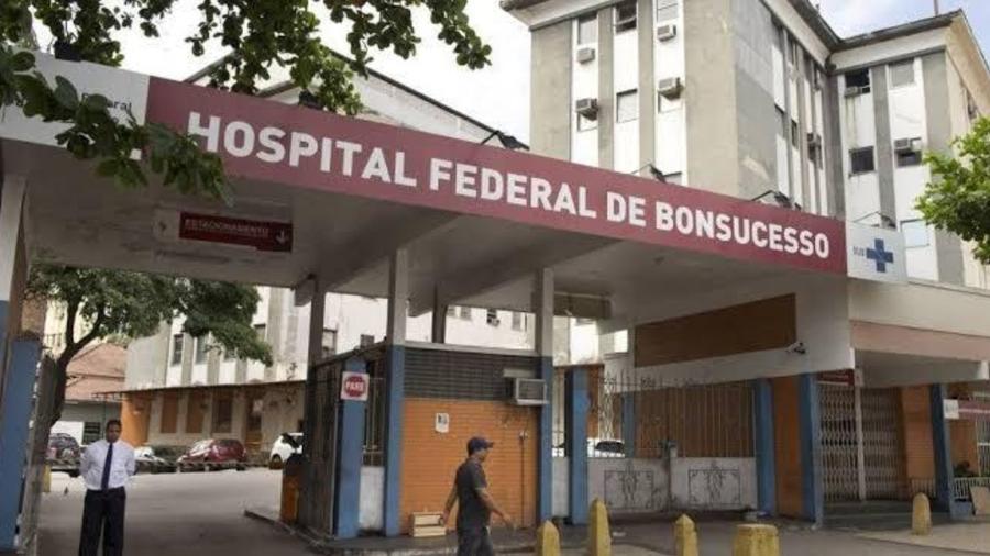 Fachada do Hospital Federal de Bonsucesso, no Rio de Janeiro - Reprodução