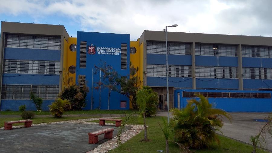 Um menino morreu eletrocuado no estacionamento da escola Governador Mário Covas Júnior - Reprodução