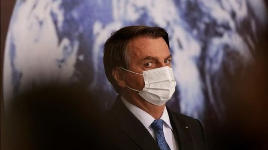 O presidente Jair Bolsonaro: tentando se equilibrar no tripé - Reuters
