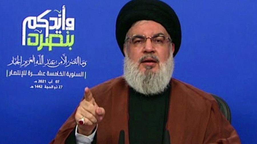 Hassan Nasrallah, líder do Hezbollah no Líbano - AFP