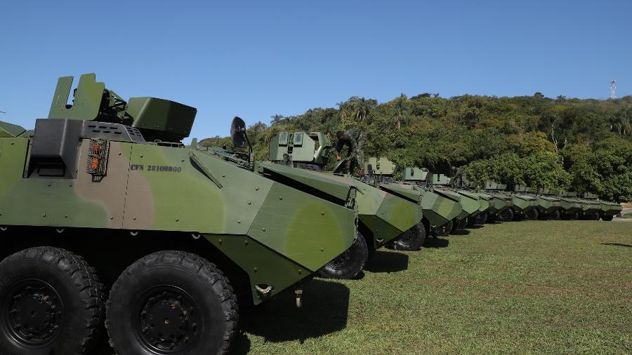 Blindados do Exército vão receber atualizações apresentadas em