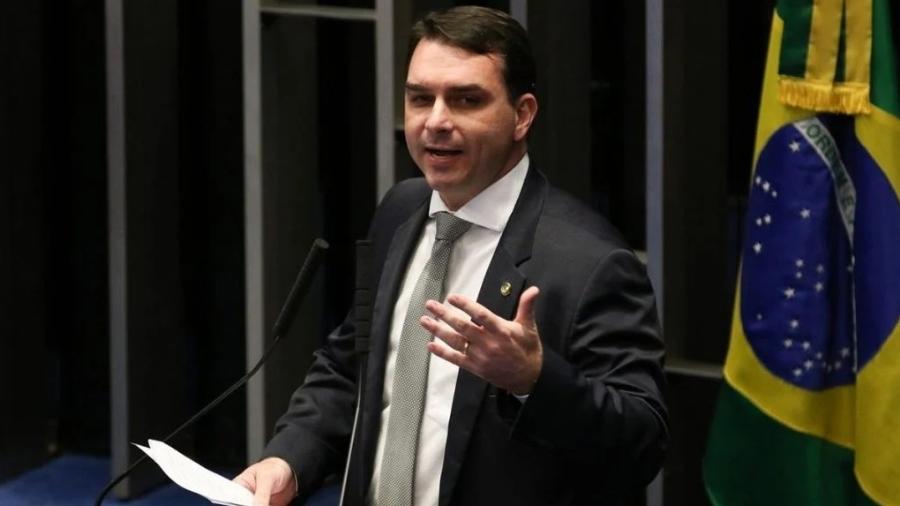 O senador Flávio Bolsonaro (PL-RJ)  - FABIO RODRIGUES POZZEBOM/AGÊNCIA BRASIL