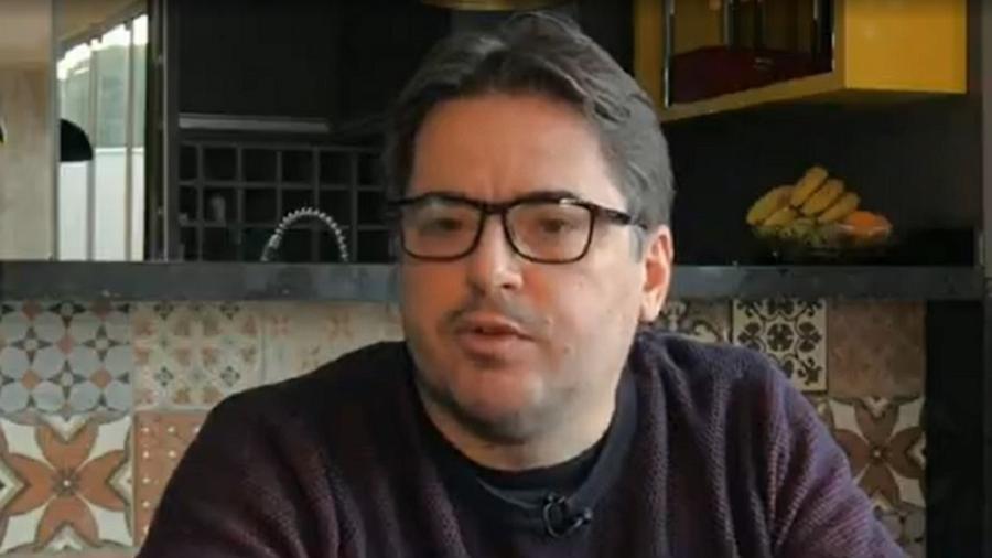 O delegado federal Mário Leal Júnior em entrevista à TV - Reprodução/ TV RPC