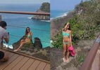 Turistas são multados por invadirem precipício em Noronha para foto - Reprodução de vídeo