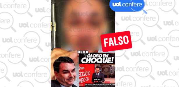 Flávio Bolsonaro não passou Lula no Datafolha de julho; vídeo é de abril