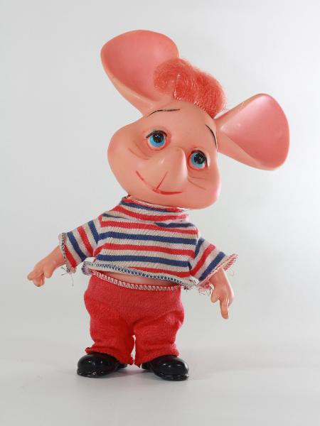O ratinho Topo Gigio inspirou brinquedo lançado nos anos 1970 no Brasil - Divulgação