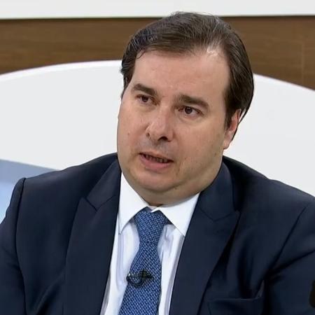 12.ago.2019 - O presidente da Câmara dos Depuados, Rodrigo Maia, no Roda Viva - Reprodução/TV Cultura
