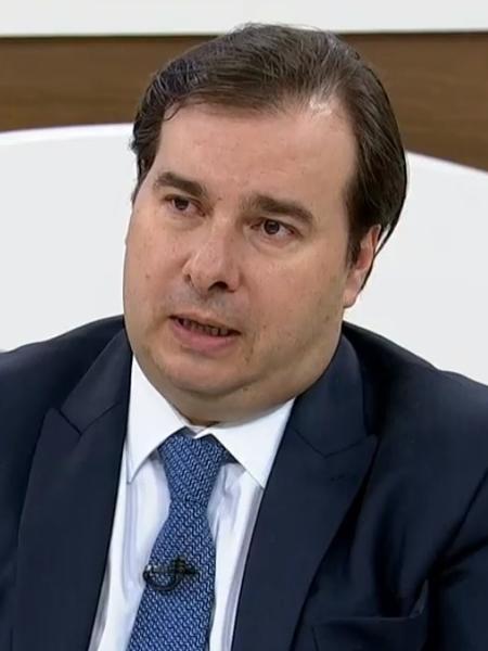 12.ago.2019 - O presidente da Câmara dos Depuados, Rodrigo Maia, no Roda Viva - Reprodução/TV Cultura