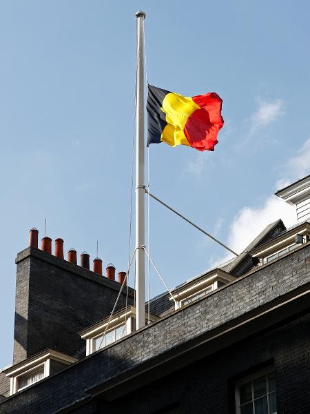 Bandeira Bélgica - Adrian Dennis/AFP