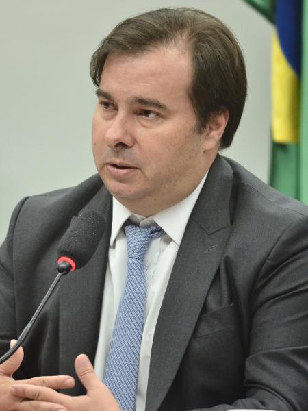 11.mar.2020 - O presidente da Câmara dos Deputados, Rodrigo Maia (DEM-RJ), durante coletiva na Casa - Por Maria Carolina Marcello