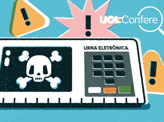 É falso que urna eletrônica possa ser infectada com vírus que altera dados