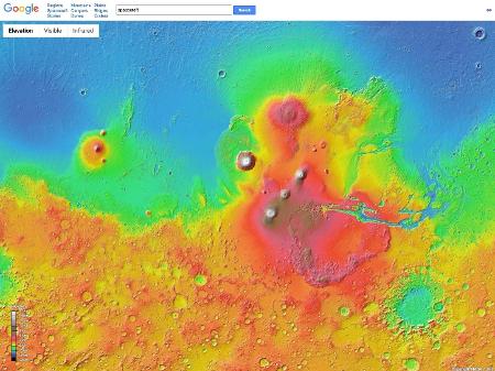 Google Mars: explore o visual de Marte utilizando imagens de