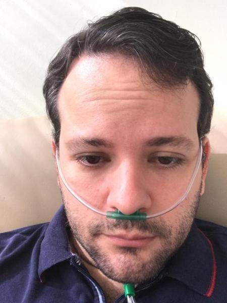 Jovem e sem comorbidades, o médico pernambucano Rodrigo Rego Barros ficou 14 dias intubado devido à covid - Arquivo pessoal