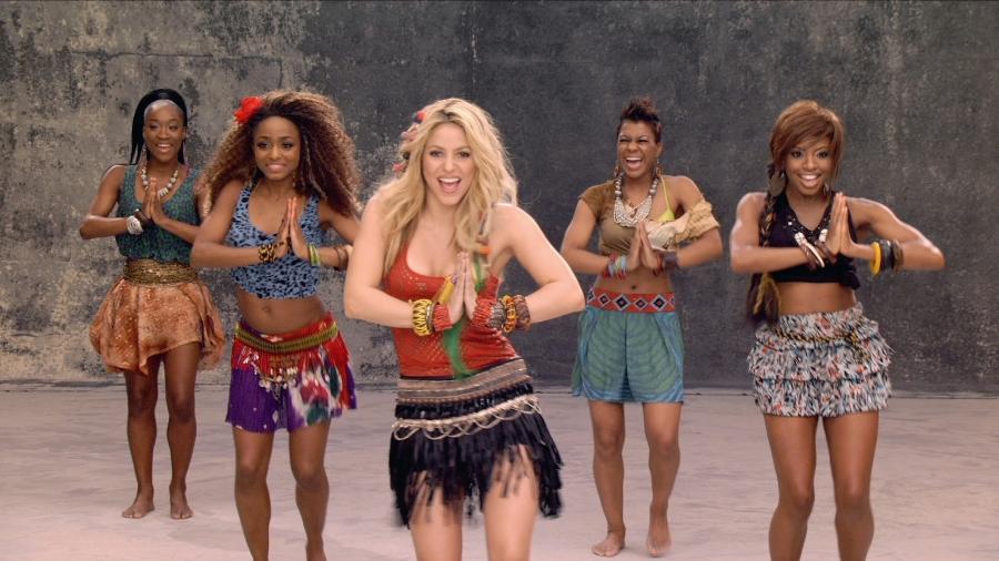 Shakira no clipe de "Waka Waka", canção da Copa do Mundo de 2010 - Divulgação/Epic Records