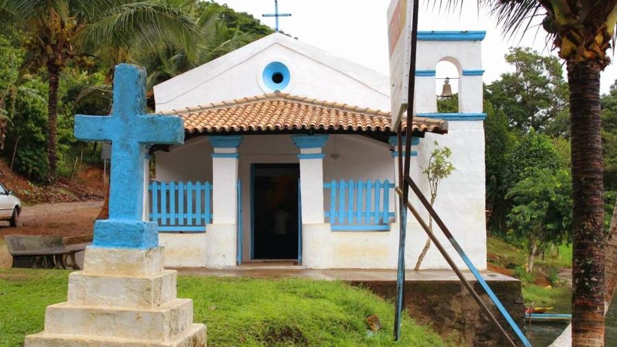 Capela de Nossa Senhora de Santana, na zona rural de Ilhéus (BA)