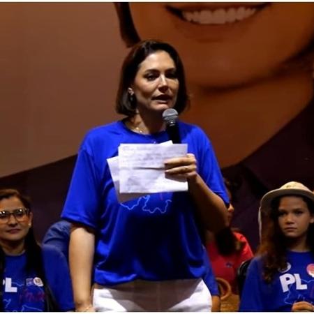 Michelle Bolsonaro durante evento do PL Mulher