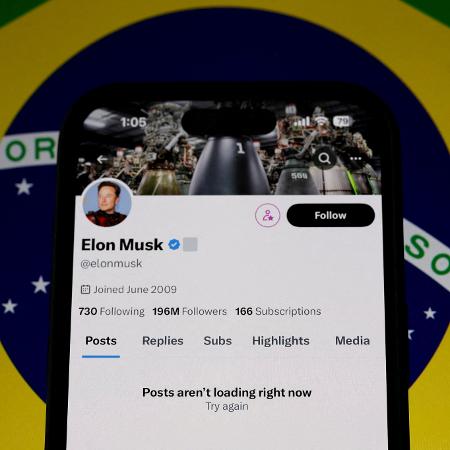 Posts do perfil de Elon Musk aparecem indisponíveis após suspensão do X no Brasil