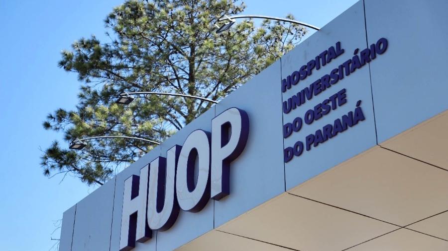 Suspeito foi flagrado por colegas do Hospital Universitário do Oeste do Paraná - Divulgação