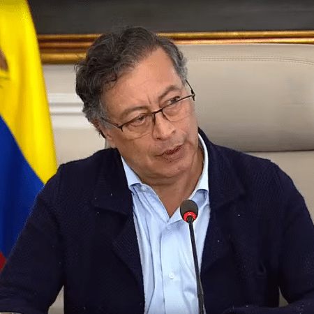 O presidente da Colômbia, Gustavo Petro O presidente da Colômbia, Gustavo Petro