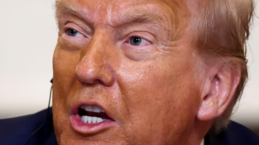 Donald Trump, presidente dos EUA, na Casa Branca, em Washington Donald Trump, presidente dos EUA, na Casa Branca, em Washington
