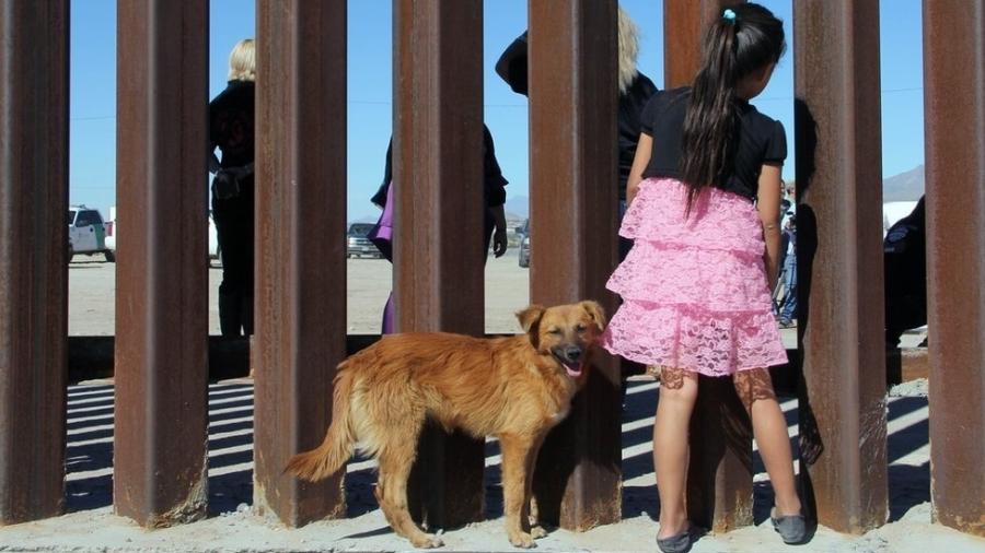 No seu primeiro pronunciamento de 2019 na Casa Branca, Donad Trump disse que a migração na fronteira com o México estava provocando uma "crise humanitária" - Getty Images