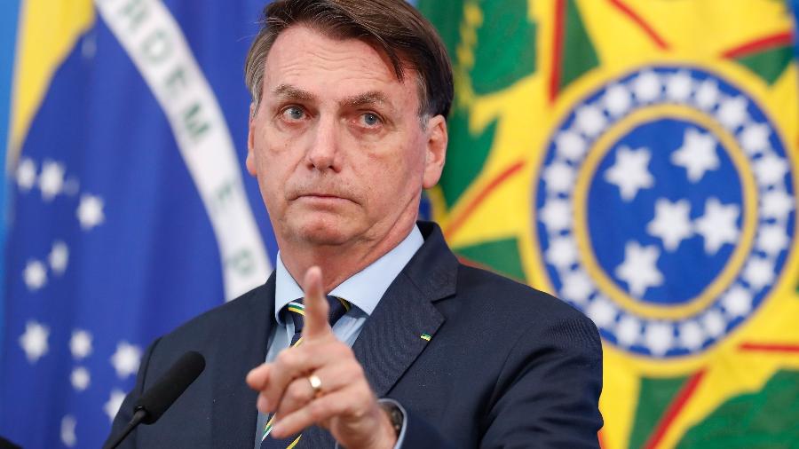 O presidente Jair Bolsonaro (sem partido) relata dificuldade: "não é só ler, tem que interpretar também" - Alan Santos/Presidência da República