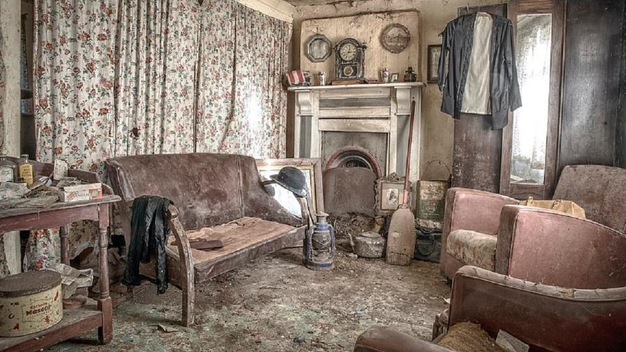 Fotógrafa registra casa abandonada do século passado - Abandoned NI/Triangle News Reprodução/Daily Mail