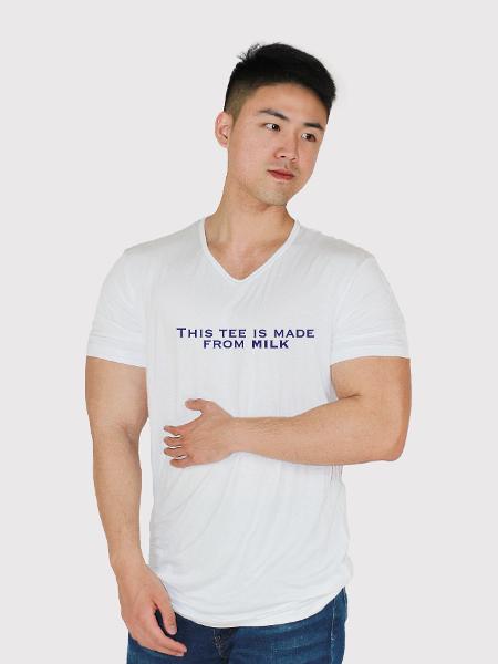 Mi Terro produz camisetas a partir de leite descartado - Reprodução/Twitter/Mi Terro