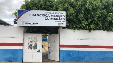 Escola Francisca Mendes Guimarães, em Nova Fátima (BA): sem verba para dar duas refeições - Arquivo pessoal - Arquivo pessoal