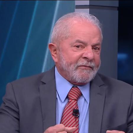 Lula em entrevista à CNN Brasil - Reprodução
