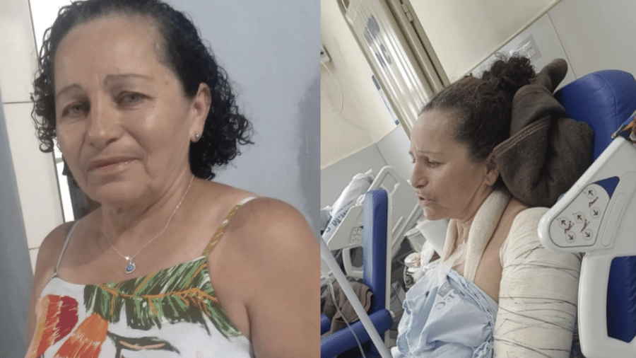Severina Félix, 62, passou por procedimento no Hospital Municipal Miguel Couto - Arquivo pessoal