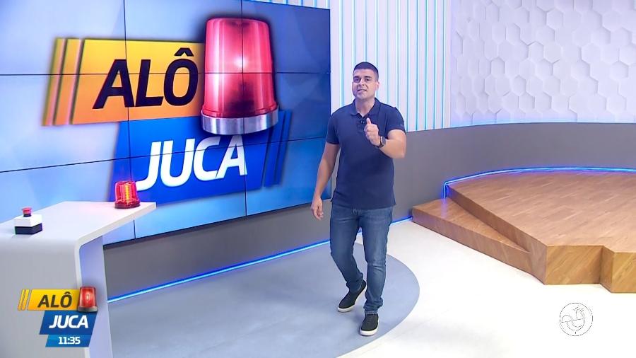 Marcelo Castro, que atualmente apresenta o programa "Alô Juca" na TV Aratu, afiliada do SBT na Bahia - Reprodução/TV Aratu/SBT