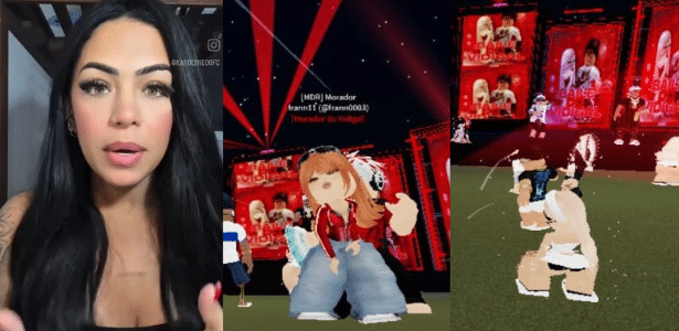 Mãe ouve filha marcar 'job' em baile no Roblox e alerta: 'Prestem atenção'