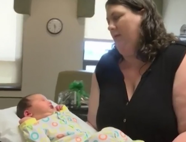 Bebê nasceu em hospital dos EUA pesando nada menos do que 6,5 kg - Reprodução