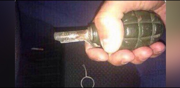 Russo tirou o pino de uma granada e tirou uma foto  - Reprodução