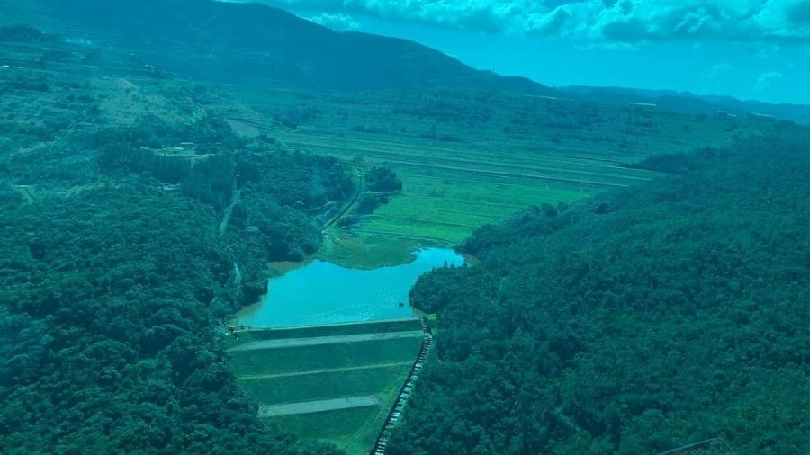 24.mai.2019 - Fotos da Barragem Sul Superior, em Barão de Cocais, que está no mais alto nível de emergência - Divulgação/Defesa Civil de MG