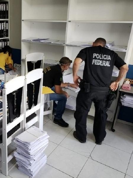 PF em outra operação: hoje, agentes fizeram buscas no apartamento funcional de Sebastião Oliveira - Divulgação/PF