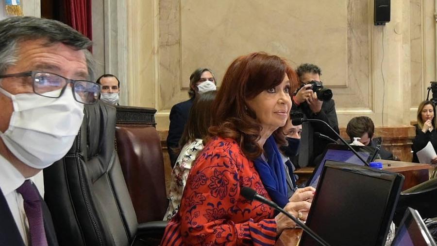 A vice-presidente da Argentina, Cristina Kirchner - Charly Diaz Azcue/Comunicação do Senado Argentino