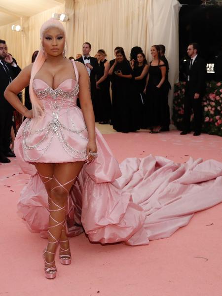 Rapper Nicki Minaj no Met Gala de 2019 - MARIO ANZUONI