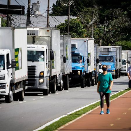 Governo publicou as regras para receber o auxílio caminhoneiro - Aloisio Mauricio/FotoArena/Estadão Conteúdo