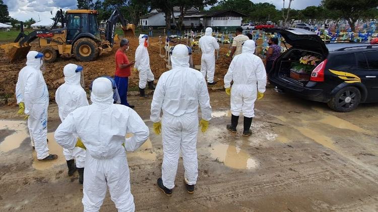 Cemitério Parque de Manaus foi o campeão em enterros de covid-19 - Carlos Madeiro/UOL - Carlos Madeiro/UOL