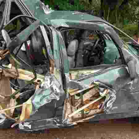 carro  - Divulgação/ Polícia Rodoviária Estadual - Divulgação/ Polícia Rodoviária Estadual