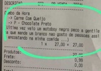 Racismo em pedido de pastelaria foi forjado por dono do local, diz polícia - Arquivo Pessoal / Daniela Rodrigues 