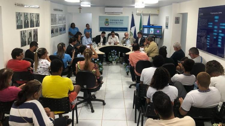 Audiência pública em Fernando de Noronha, em abril