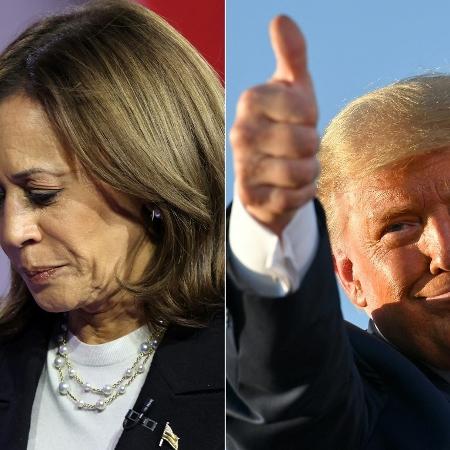 Kamala Harris e Donald Trump