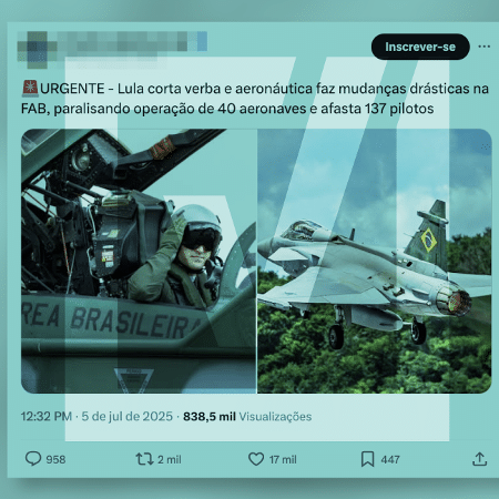 15.jul.2025 - Ao Comprova, o órgão citou decreto que determina o corte de R$ 2,6 bilhões do atual orçamento do Ministério da Defesa 15.jul.2025 - Ao Comprova, o órgão citou decreto que determina o corte de R$ 2,6 bilhões do atual orçamento do Ministério da Defesa