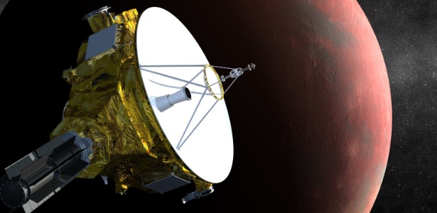 Concepção artística da sonda New Horizons, da Nasa - JHUAPL/Nasa via AFP