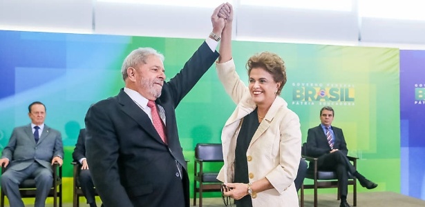 Lula na cerimônia de posse como ministro da Casa Civil, suspensa meia hora depois - Roberto Stuckert Filho/PR