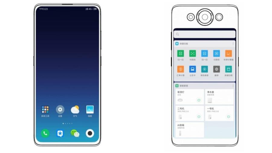 Xiaomi pode estar preparando celular com tela na frente e atrás - Reprodução