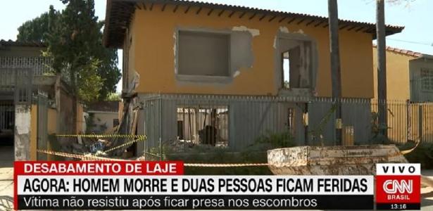 Casa estava em obras | Homem morre após desabamento de laje em São Paulo